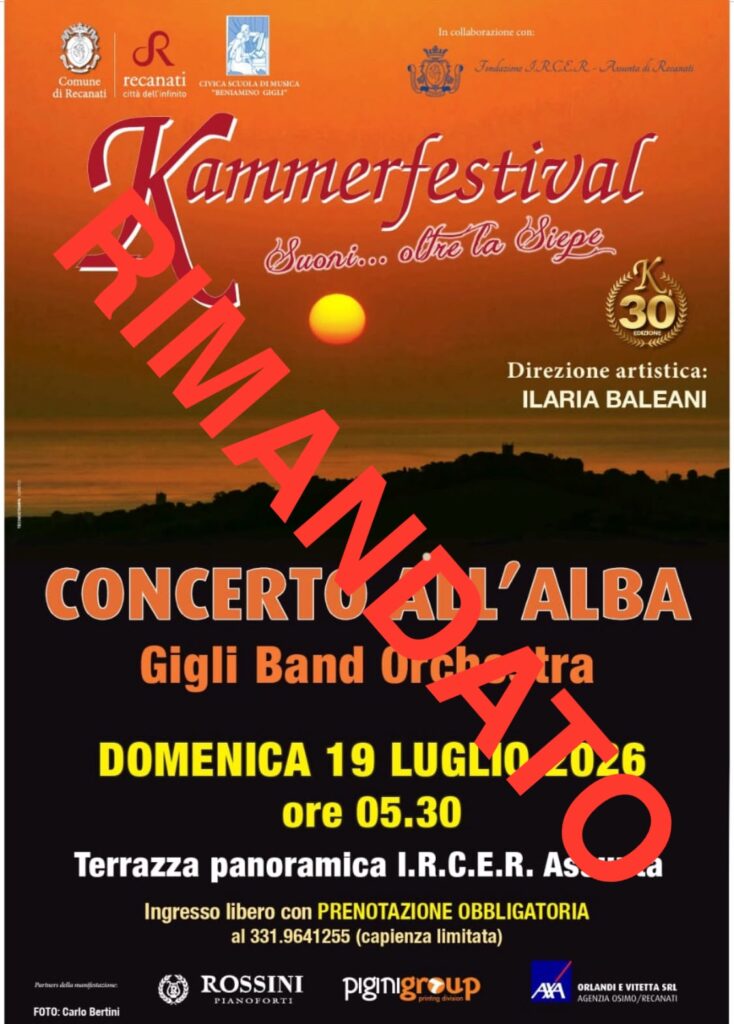 Prosegue il Kammerfestival con un appuntamento all’alba