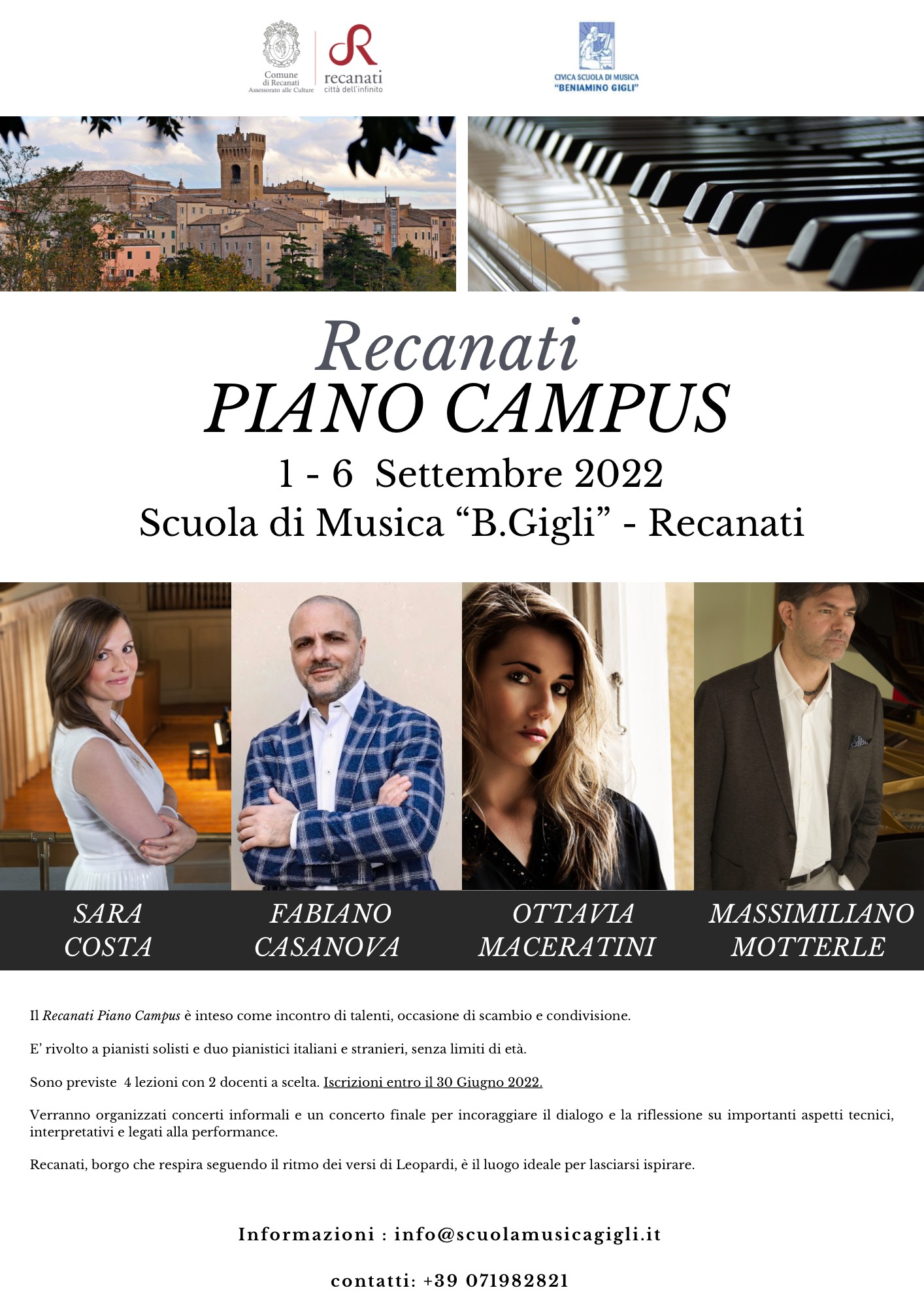 Piano campus 2022