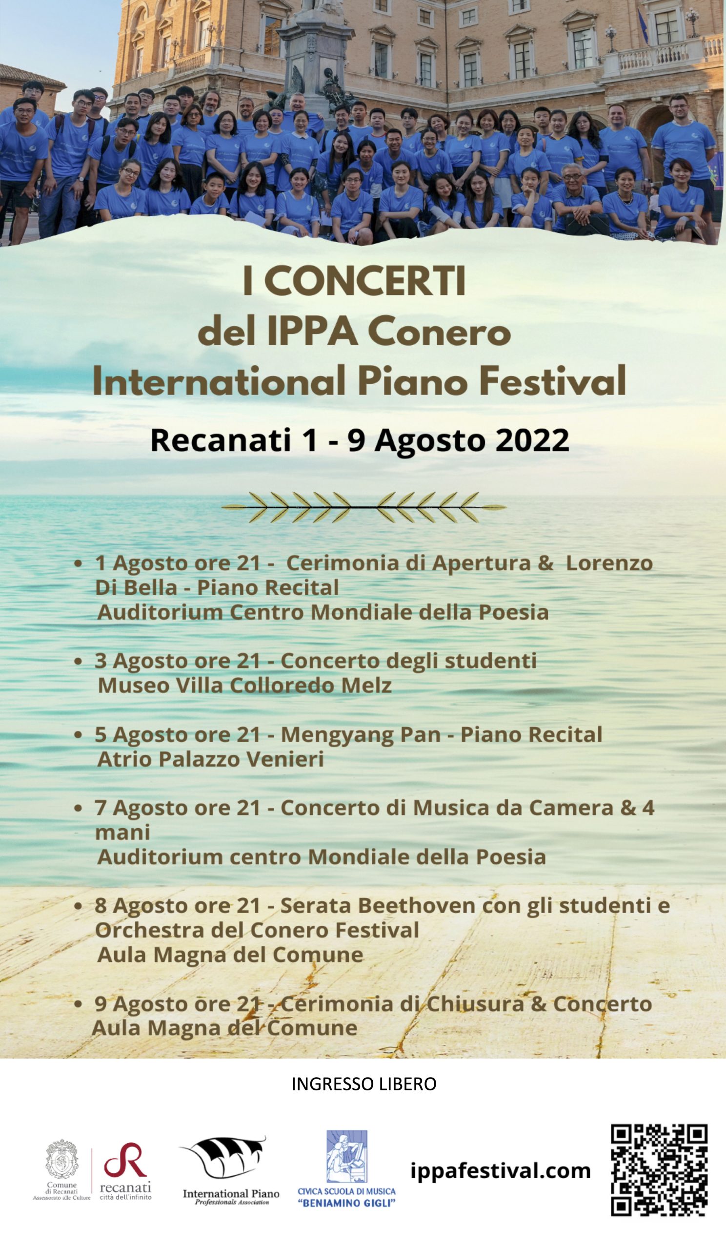 Conero International Piano Festival cartellone